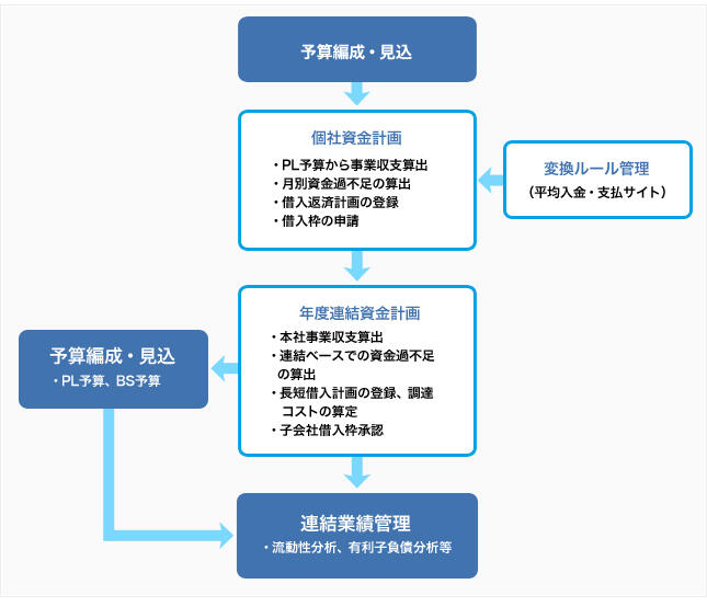 連結資金管理のフレームワーク