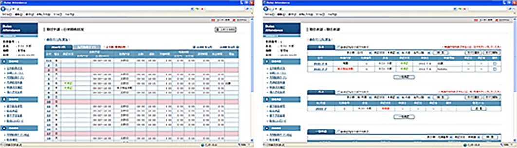 Bulas Attendanceの画面イメージ