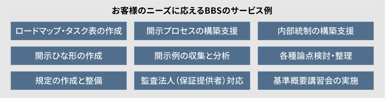 サステナビリティ情報開示の多様なニーズに柔軟に対応