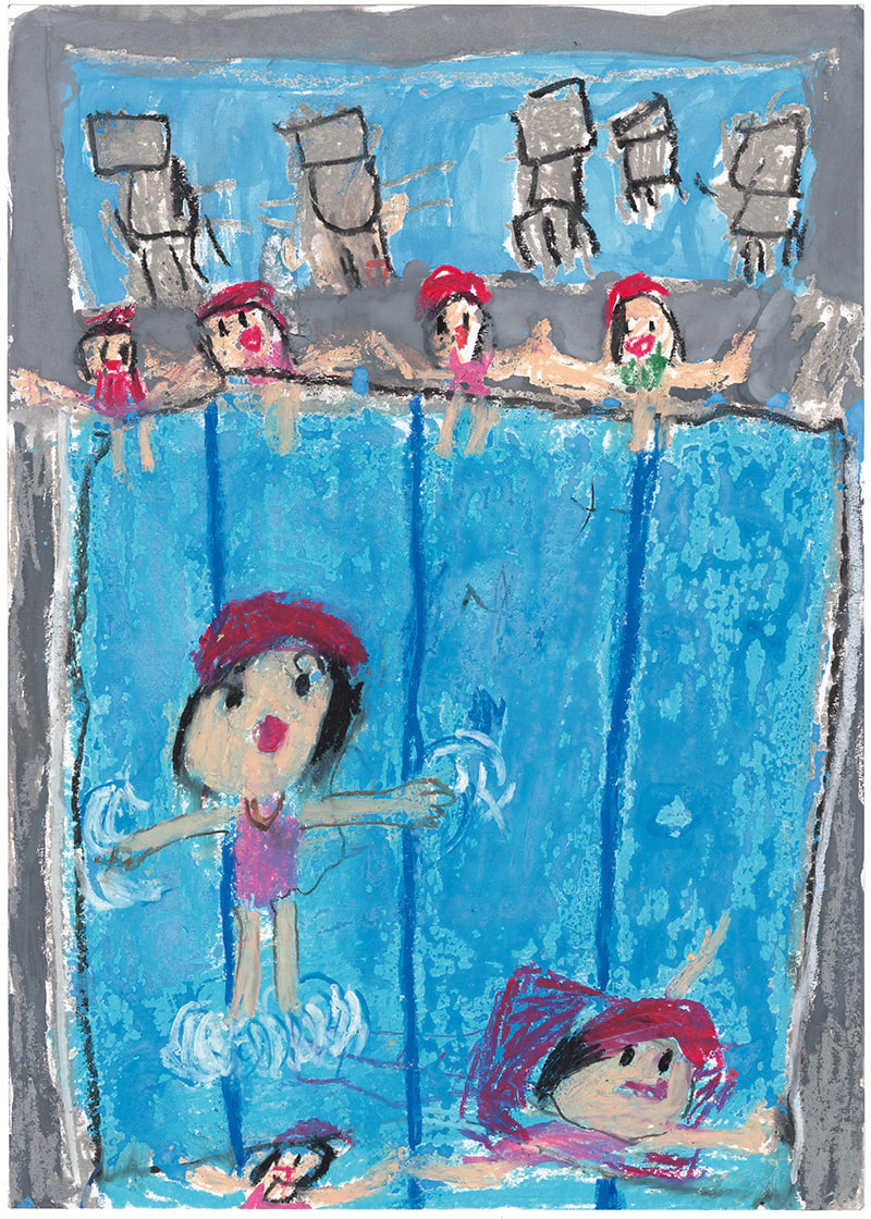 たのしいプールあそび